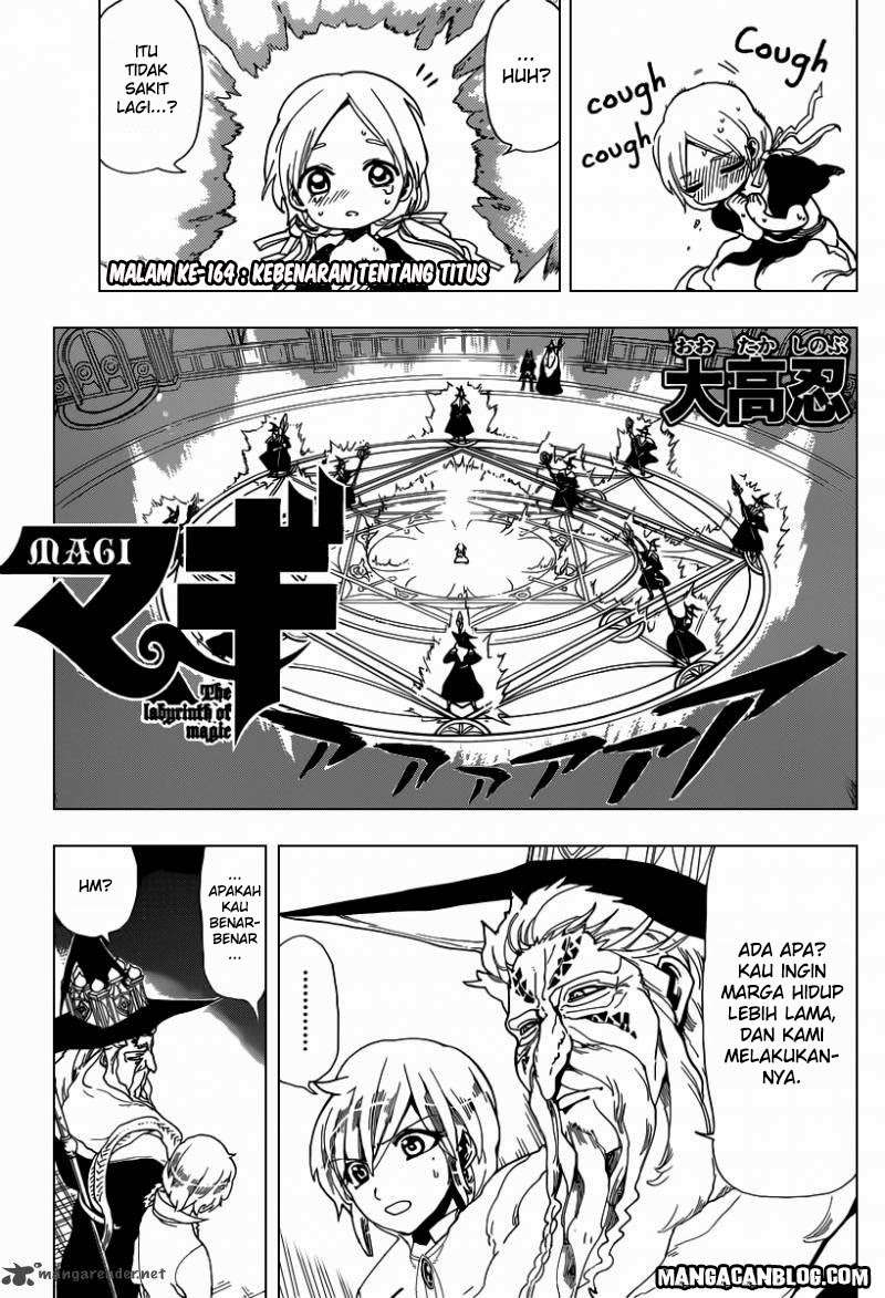Magi – Labyrinth of Magic Chapter 164